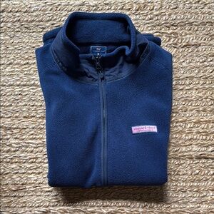 Vineyard Vines Deep Blue Fleece Jacket